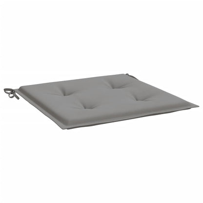 Cuscini per Sedia 2 pz Grigi 50x50x4 cm in Tessuto Oxford | homemem39