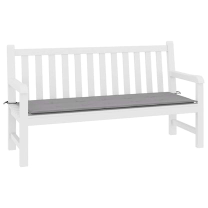 Cuscino per Panca Grigio 200x50x4 cm in Tessuto Oxford