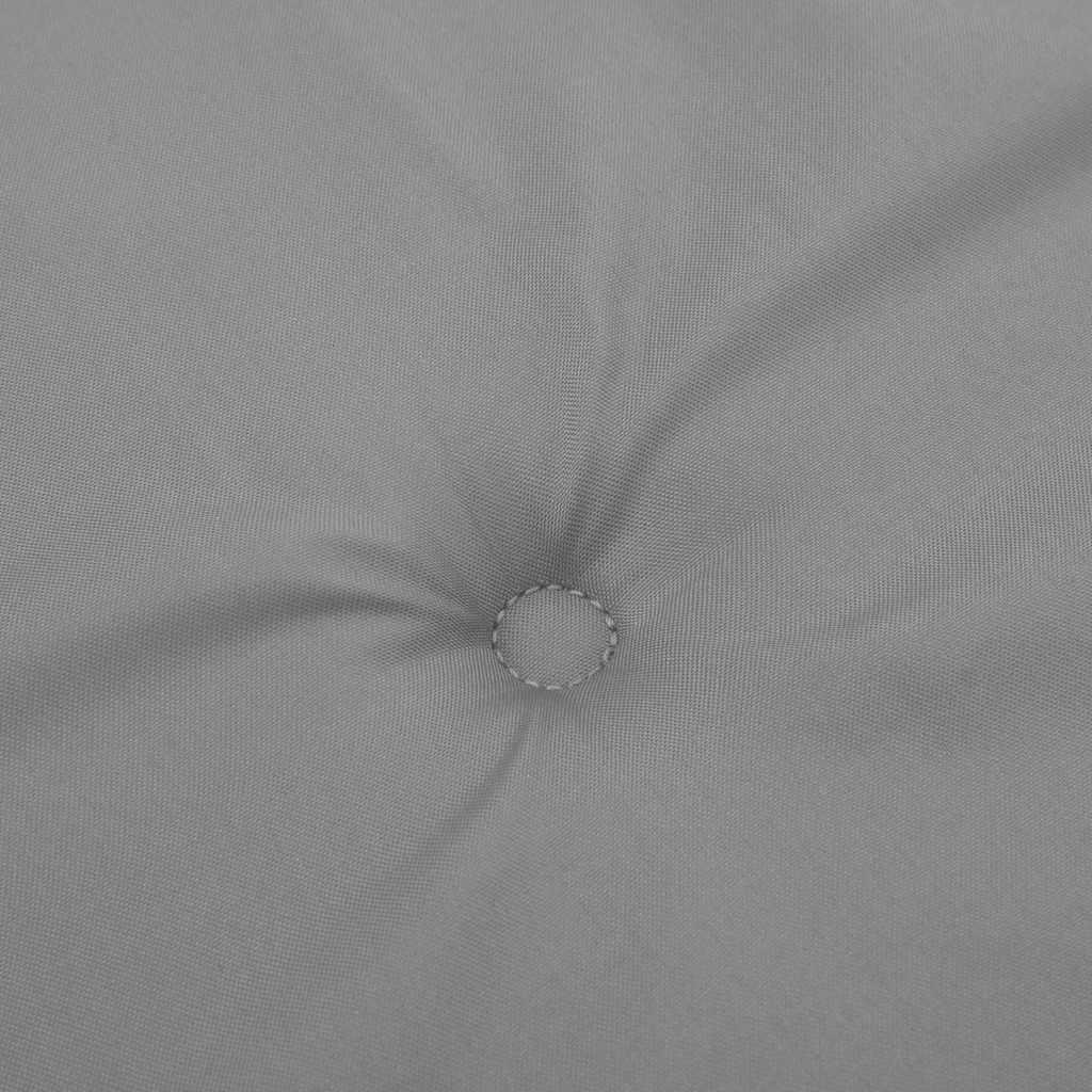 Cuscino per Panca Grigio 200x50x4 cm in Tessuto Oxford