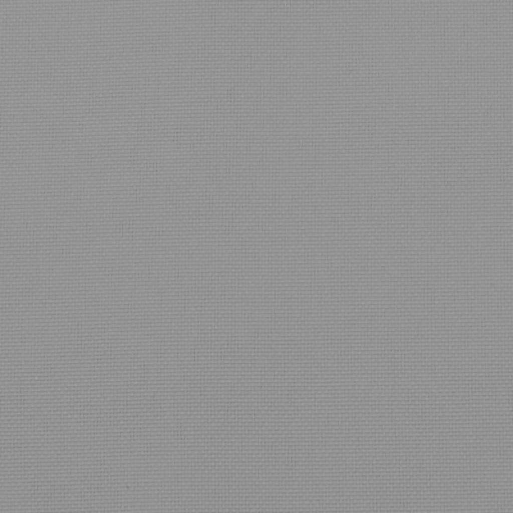 Cuscino per Panca Grigio 200x50x4 cm in Tessuto Oxford | homemem39
