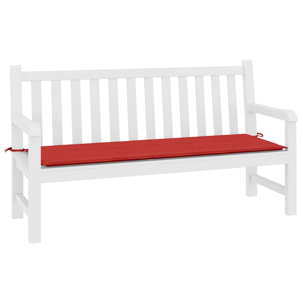 Cuscino per Panca Rosso 200x50x3 cm in Tessuto Oxford | homemem39