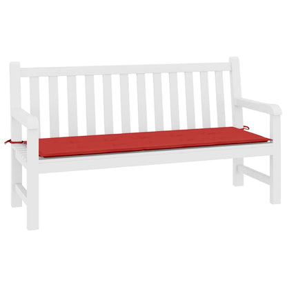 Cuscino per Panca Rosso 200x50x3 cm in Tessuto Oxford | homemem39