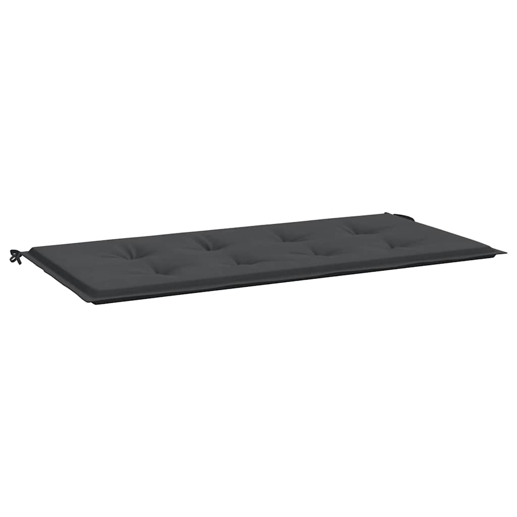 Cuscino per Panca Nero 100x50x3 cm in Tessuto Oxford | homemem39
