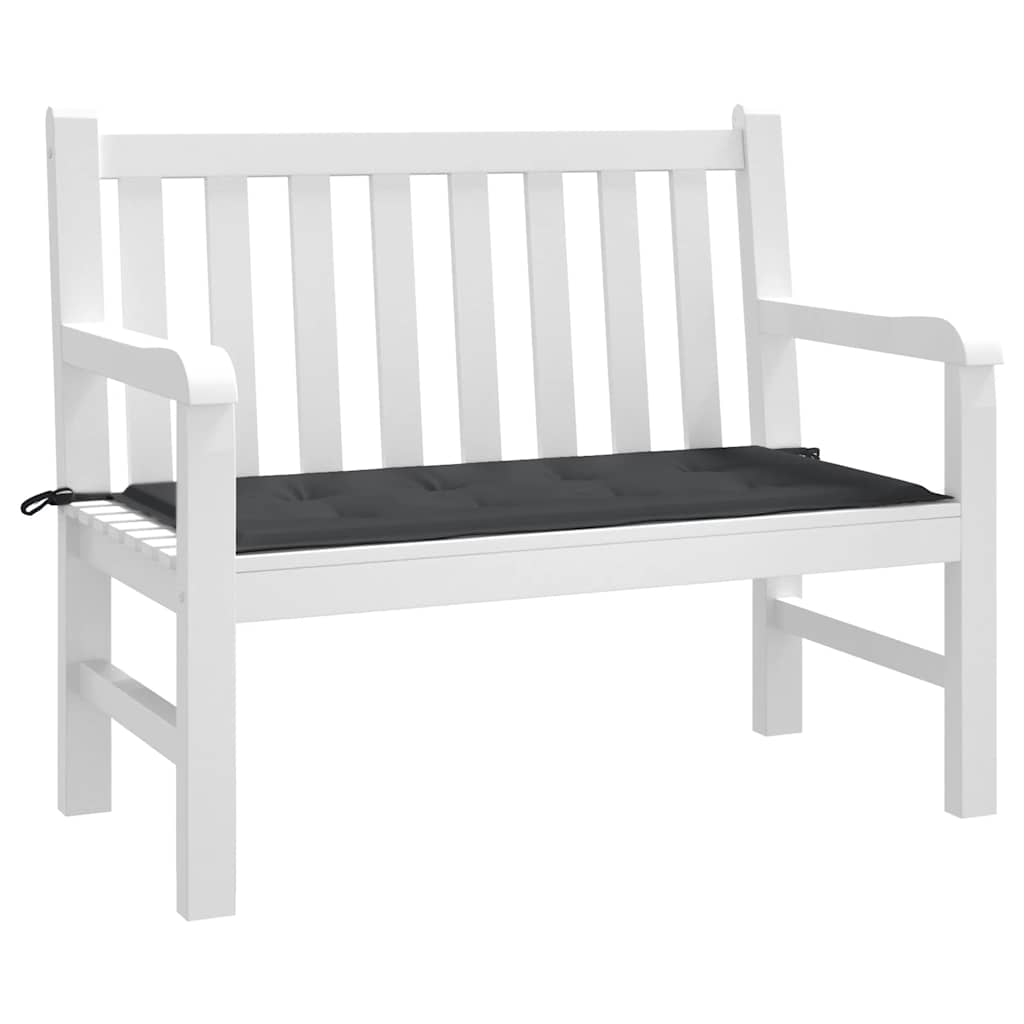 Cuscino per Panca Nero 100x50x3 cm in Tessuto Oxford | homemem39