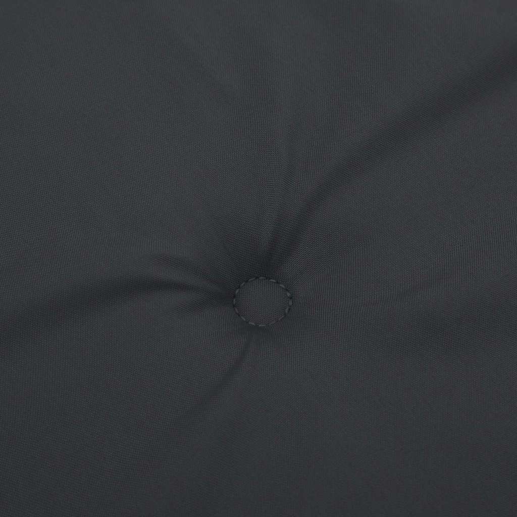 Cuscino per Panca Nero 120x50x3 cm in Tessuto Oxford