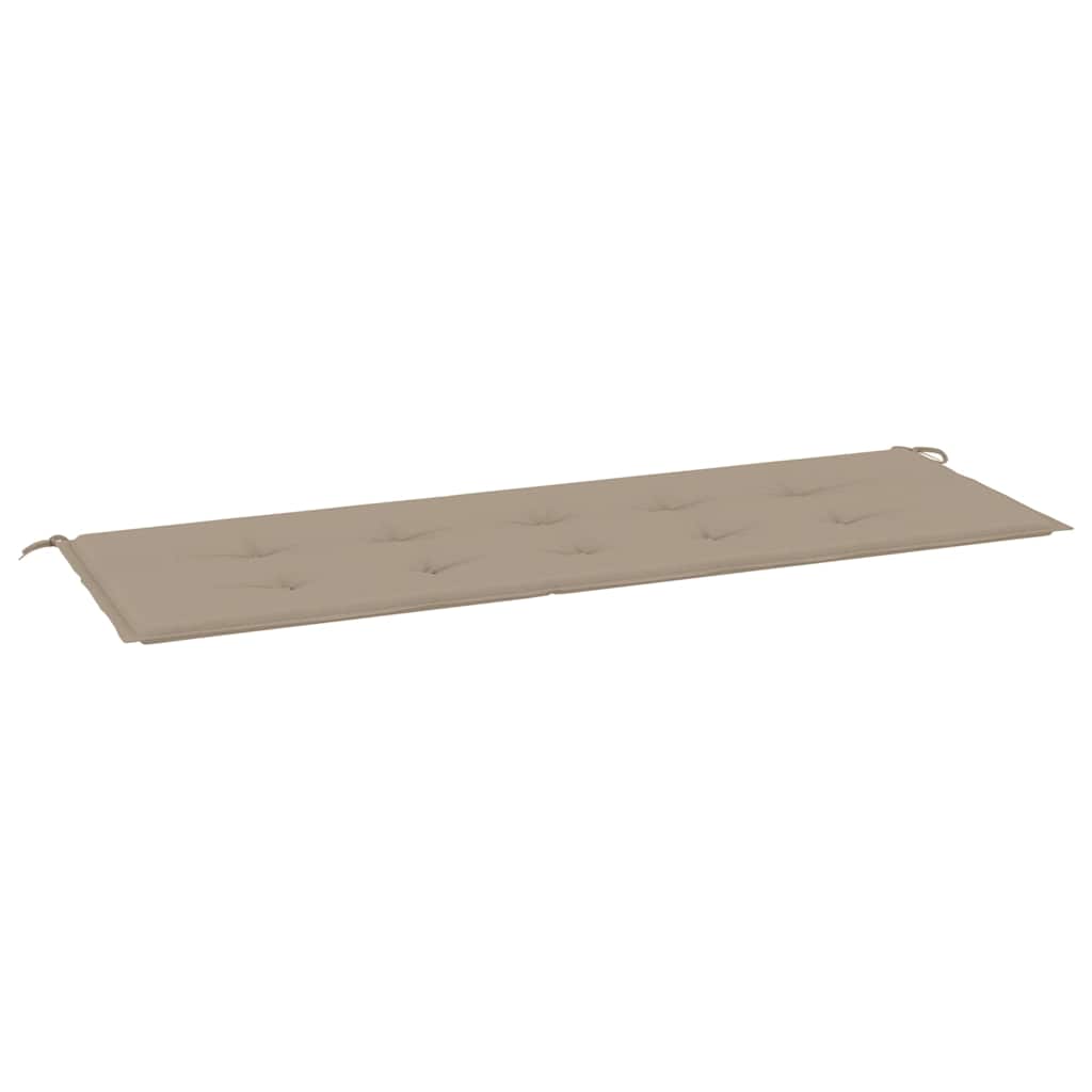 Cuscino per Panca Tortora 150x50x3 cm in Tessuto Oxford