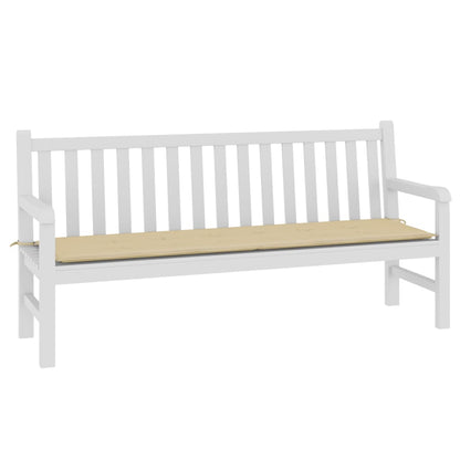 Cuscino per Panca Beige 180x50x3 cm in Tessuto Oxford - homemem39