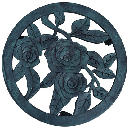 Carrelli Portavasi 6 pz Verdi 38 cm in Plastica - homemem39