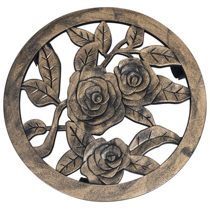 Carrelli Portavasi 6 pz Bronzo 38 cm in Plastica - homemem39