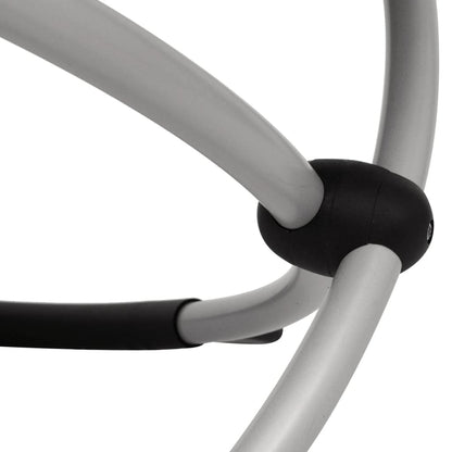 Lettino Prendisole Geometrico in Acciaio Tortora - homemem39