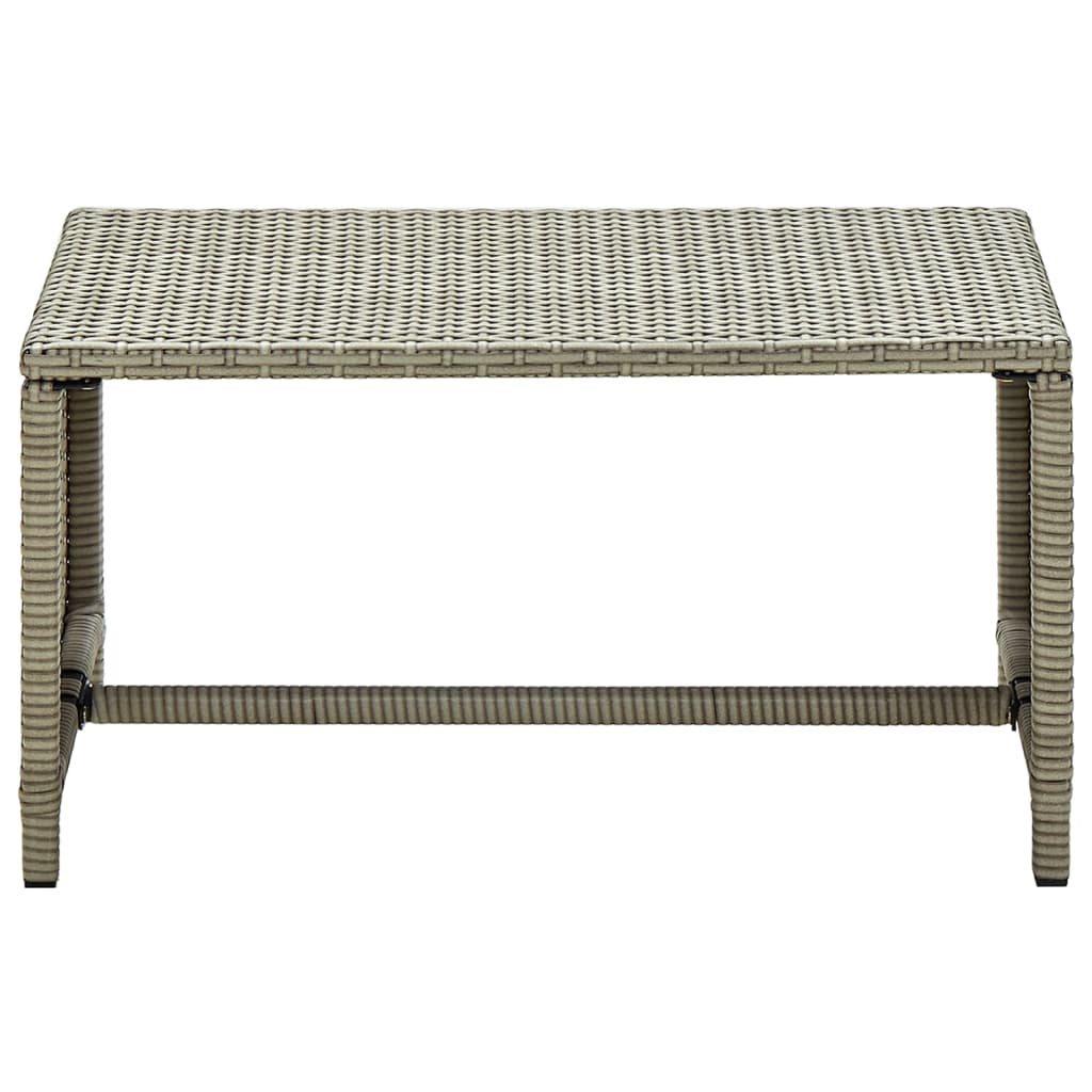 Tavolino da Salotto Beige 70x40x38 cm in Polyrattan | homemem39