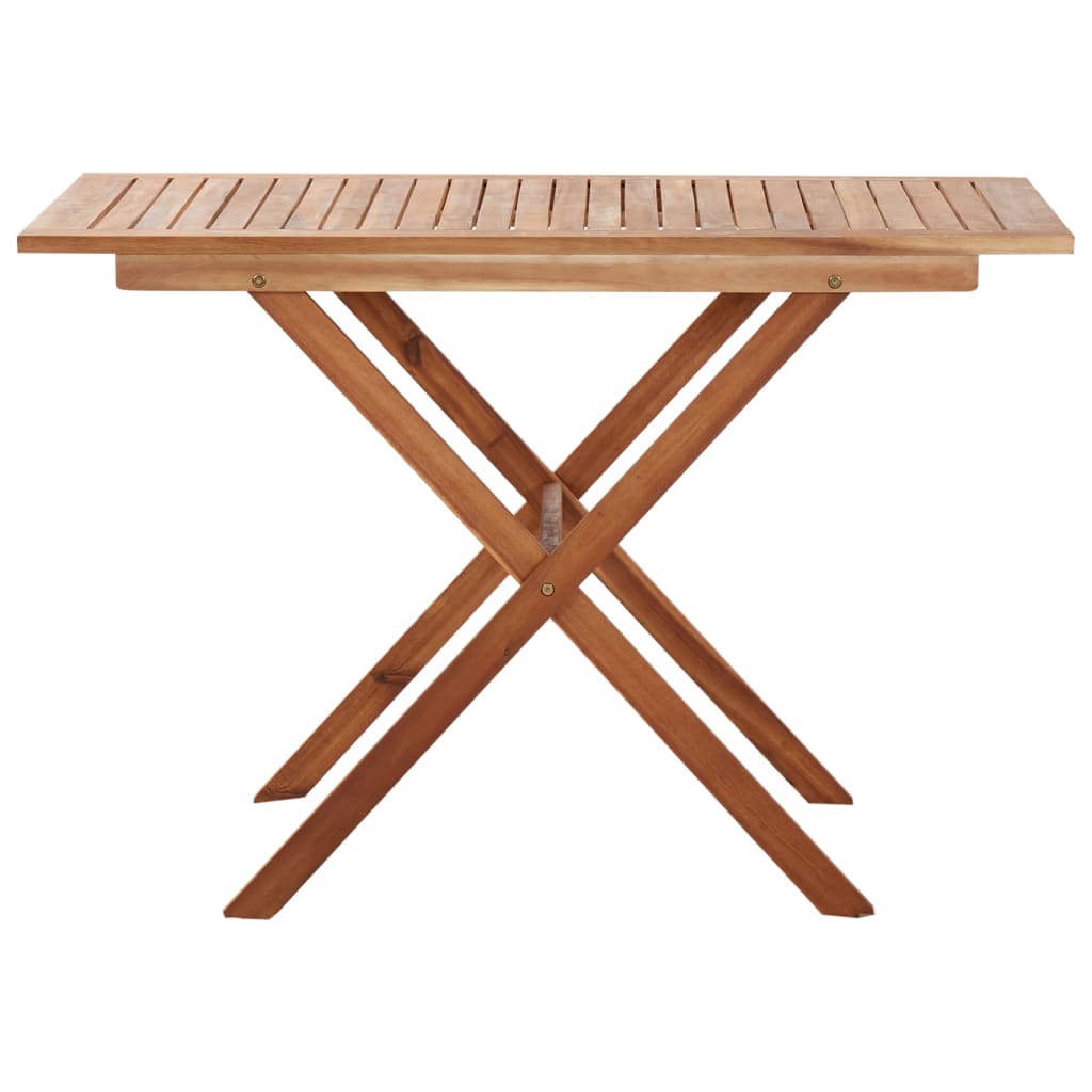 Tavolo da Giardino 110x67x74 cm in Legno Massello di Acacia - homemem39