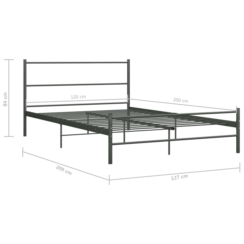Giroletto Grigio in Metallo 120x200 cm | homemem39