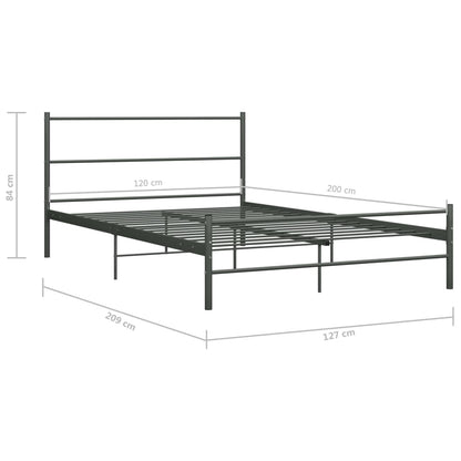 Giroletto Grigio in Metallo 120x200 cm | homemem39