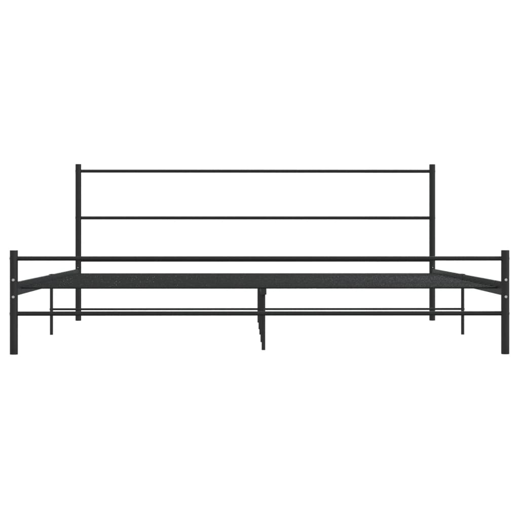 Giroletto Nero in Metallo 180x200 cm | homemem39