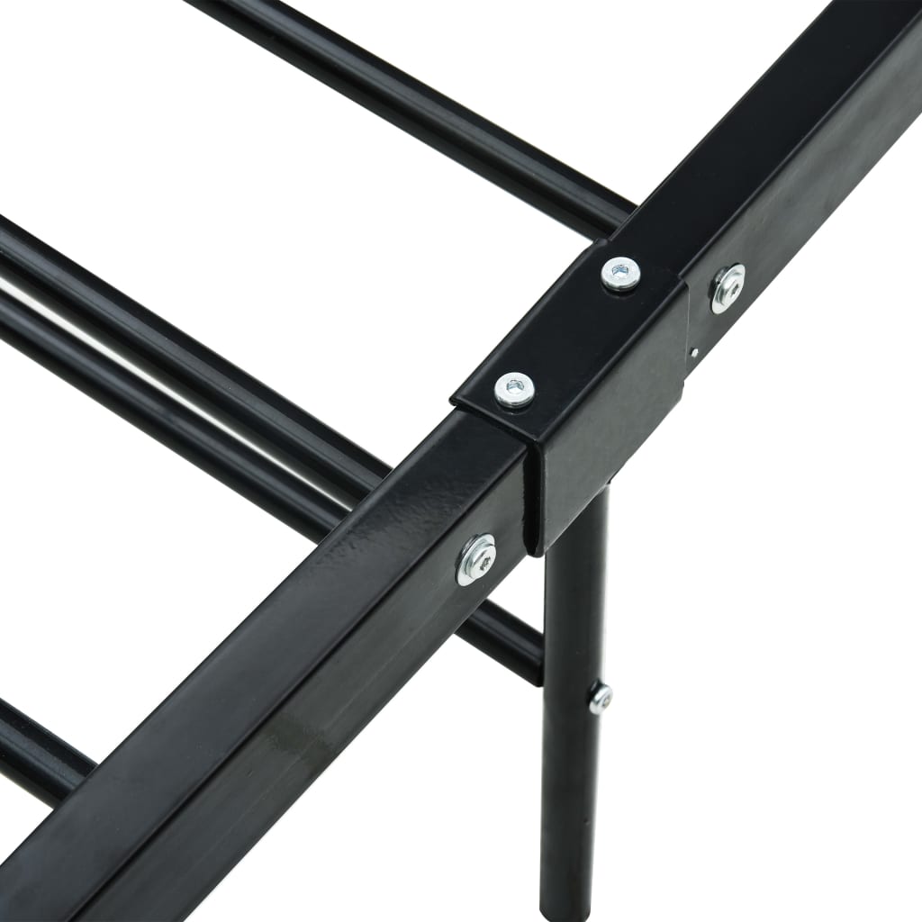 Giroletto Nero in Metallo 100x200 cm | homemem39