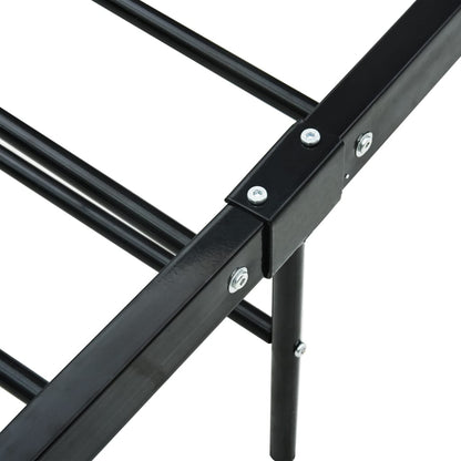 Giroletto Nero in Metallo 120x200 cm | homemem39