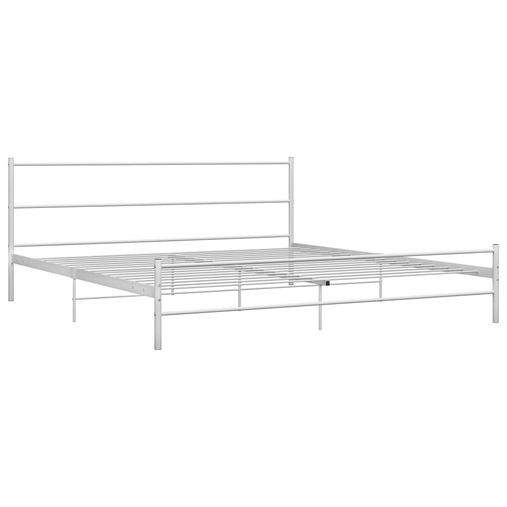 Giroletto Bianco in Metallo 180x200 cm | homemem39