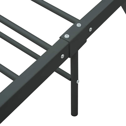 Giroletto senza Materasso Grigio in Metallo 140x200 cm | homemem39