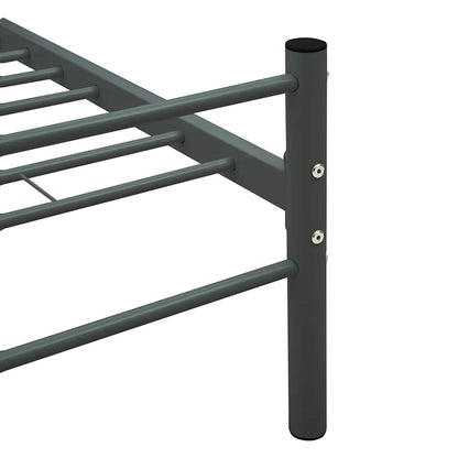 Giroletto senza Materasso Grigio in Metallo 140x200 cm | homemem39
