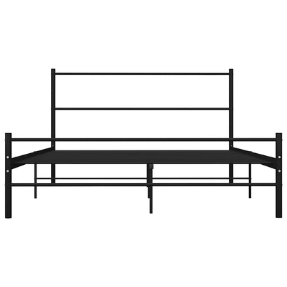 Giroletto Nero in Metallo 160x200 cm | homemem39
