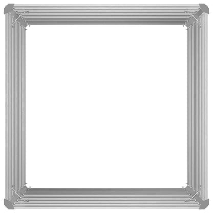 Letto di Coltura Rialzato 100x100x77cm in Acciaio Zincato Verde - homemem39