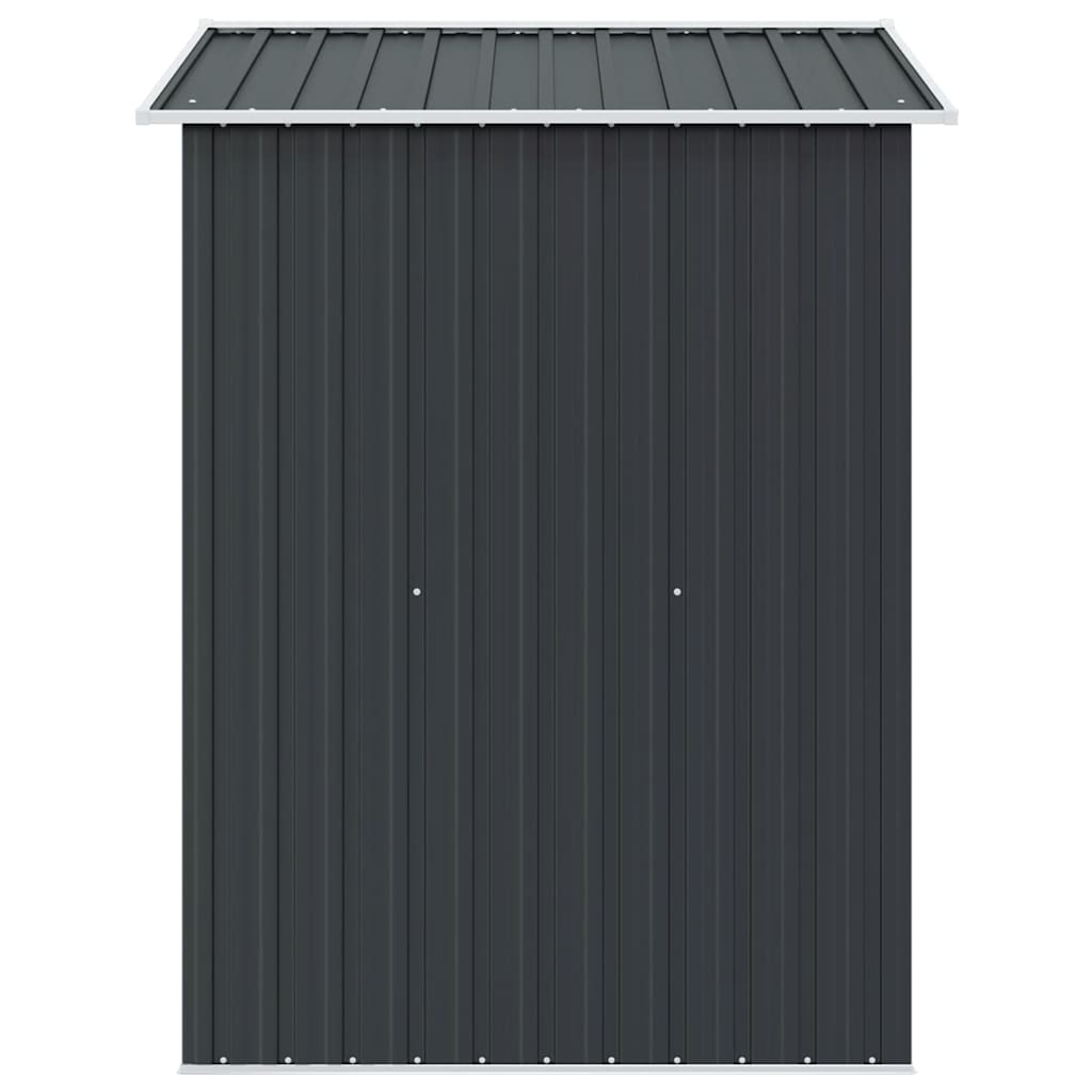 Capanno Attrezzi da Giardino Antracite Acciaio 204x132x186 cm