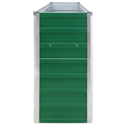 Letto di Coltura Rialzato 320x40x77 cm Acciaio Zincato Verde | homemem39