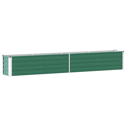 Letto Rialzato in Acciaio Zincato 320x40x45 cm Verde | homemem39