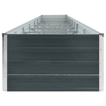 Letto Rialzato in Acciaio Zincato 600x80x45 cm Antracite | homemem39