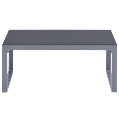 Tavolino da Salotto 90x50x40 cm in Alluminio | homemem39