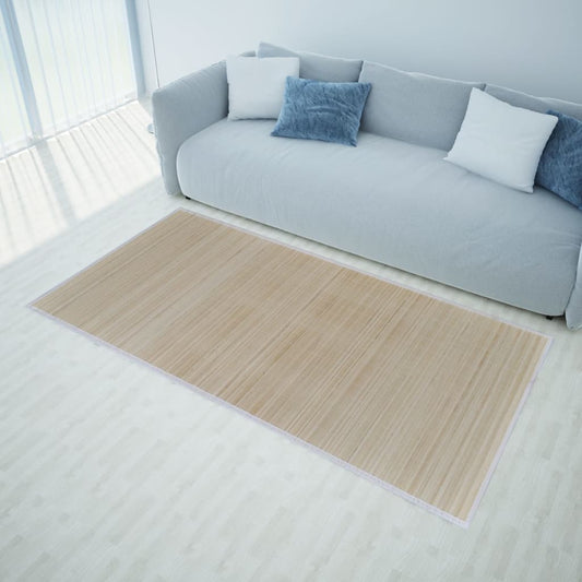 Tappeti Rettangolari in Bambù Naturale 4 pz 120x180 cm - homemem39
