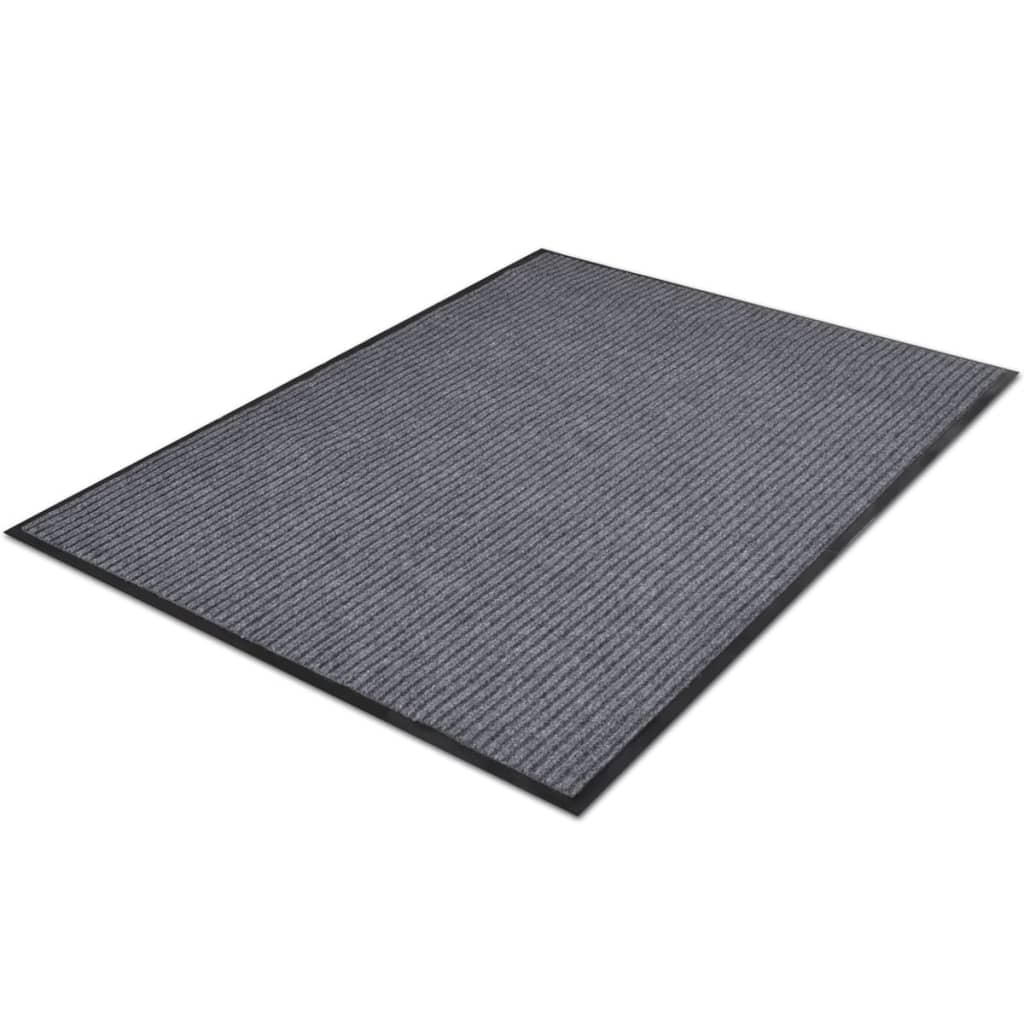 Zerbini in PVC 2 pz Grigio 90x60 cm | homemem39
