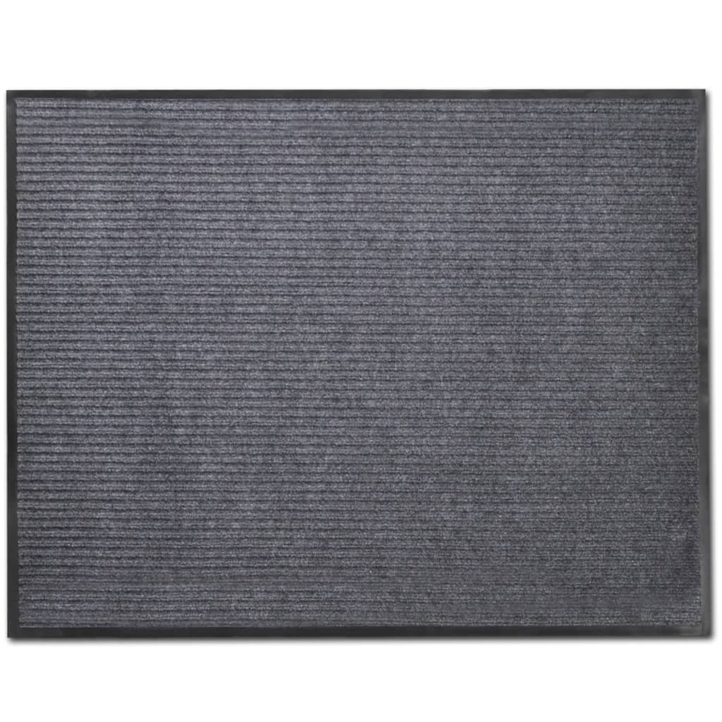 Zerbini in PVC 2 pz Grigio 90x60 cm | homemem39