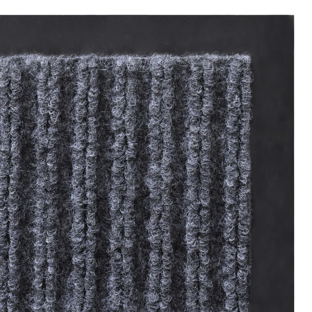 Zerbini in PVC 2 pz Grigio 90x60 cm | homemem39