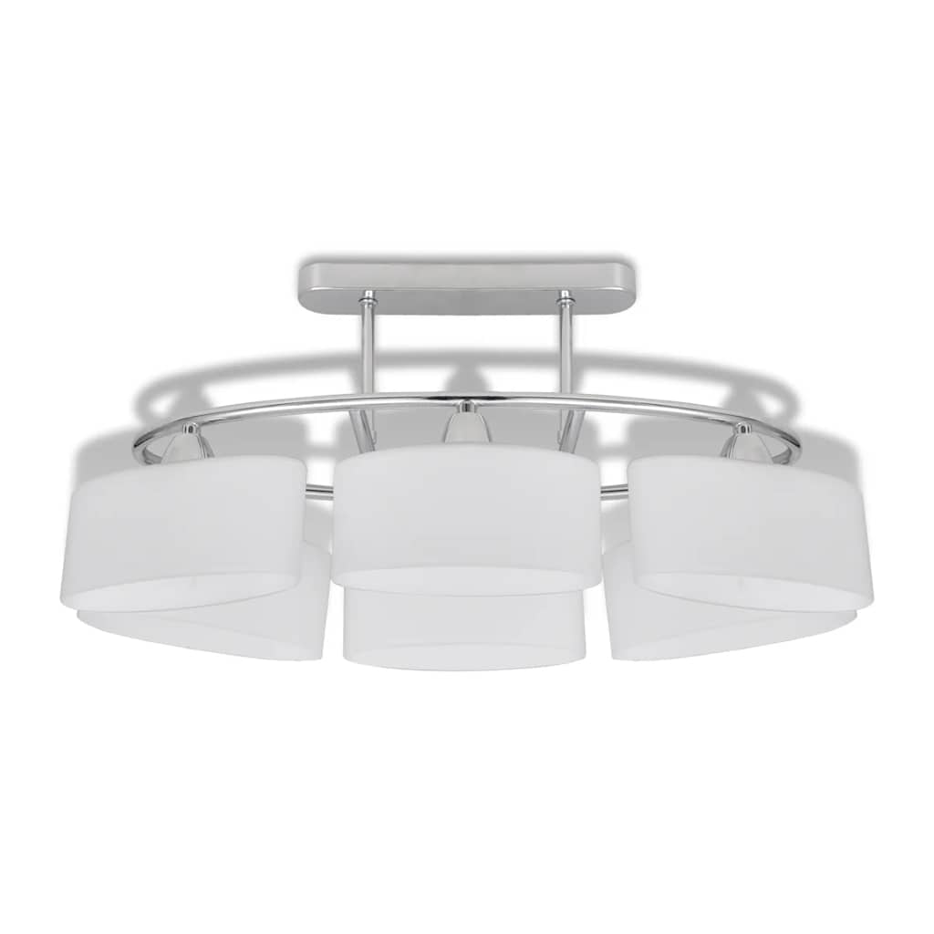 Lampade da Soffitto Ellissoidali 2 pz Paralume in Vetro E14