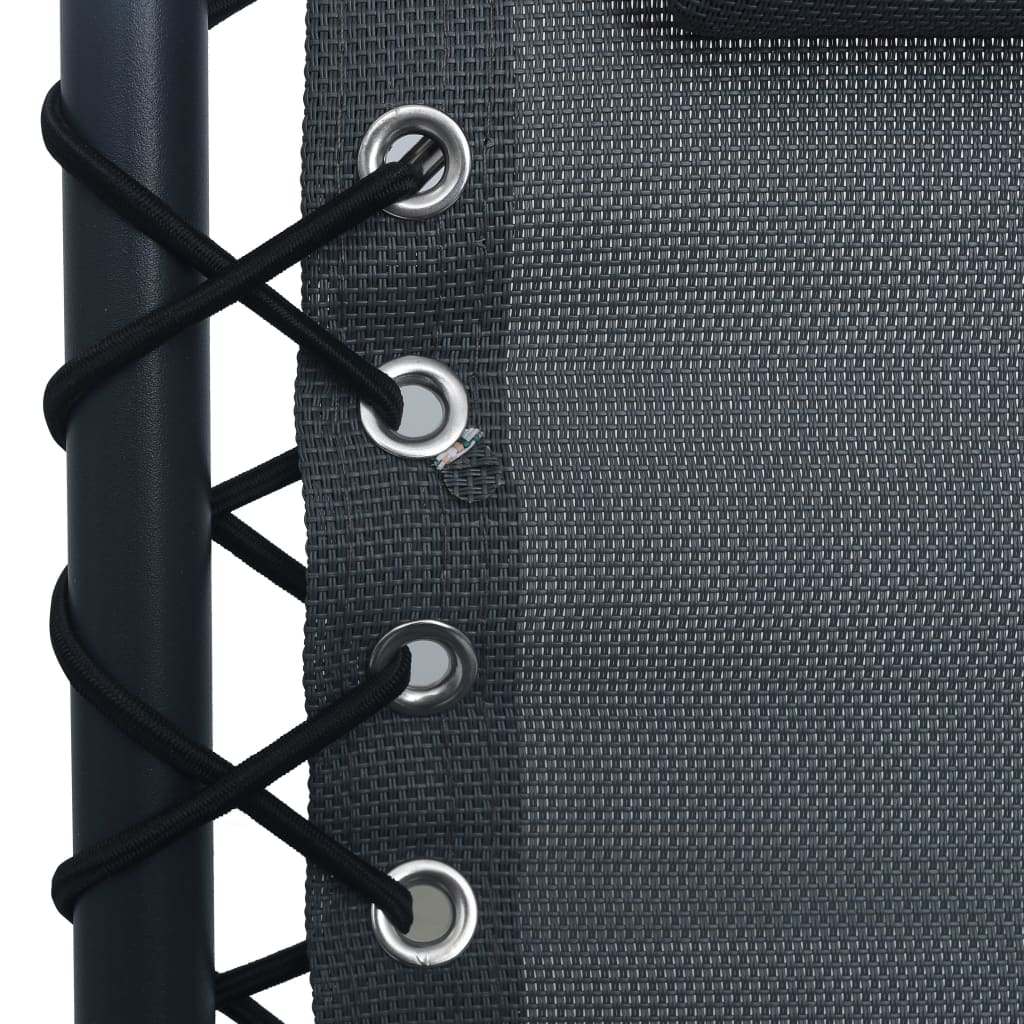 Sdraio Pieghevole Grigia in Textilene