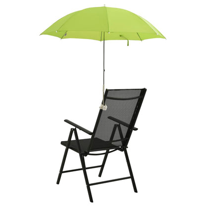 Ombrelloni per Sedie da Campeggio 2 pz Verdi 105 cm - homemem39