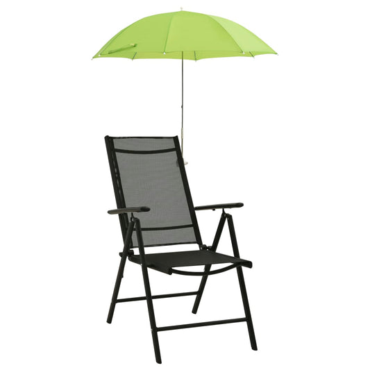 Ombrelloni per Sedie da Campeggio 2 pz Verdi 105 cm - homemem39