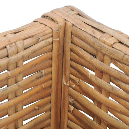 Divano Angolare con Cuscini in Rattan Naturale - homemem39