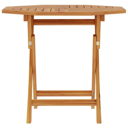 Tavolo da Giardino Pieghevole 85x85x76cm Legno Massello di Teak - homemem39