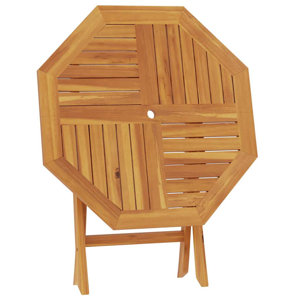 Tavolo da Giardino Pieghevole 85x85x76cm Legno Massello di Teak - homemem39