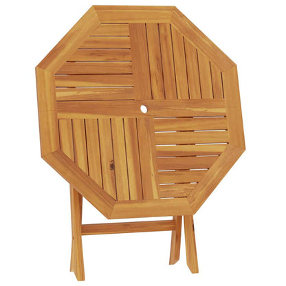 Tavolo da Giardino Pieghevole 85x85x76cm Legno Massello di Teak - homemem39
