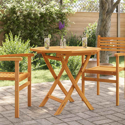 Tavolo da Giardino Pieghevole 85x85x76cm Legno Massello di Teak - homemem39