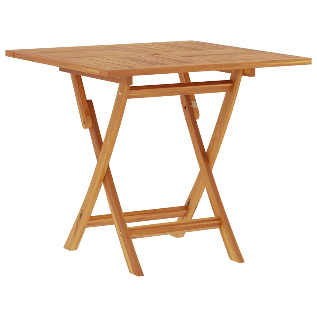 Tavolo da Giardino Pieghevole 85x85x76cm Legno Massello di Teak - homemem39