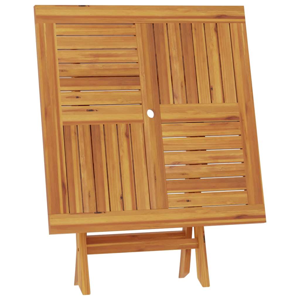 Tavolo da Giardino Pieghevole 85x85x76cm Legno Massello di Teak - homemem39