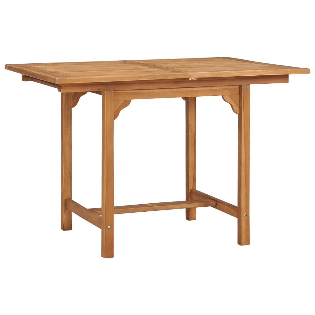 Tavolo da Giardino Estensibile (110-160)x80x75 cm Massello Teak | homemem39