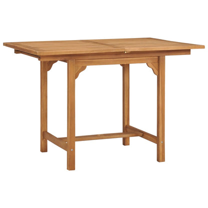 Tavolo da Giardino Estensibile (110-160)x80x75 cm Massello Teak | homemem39