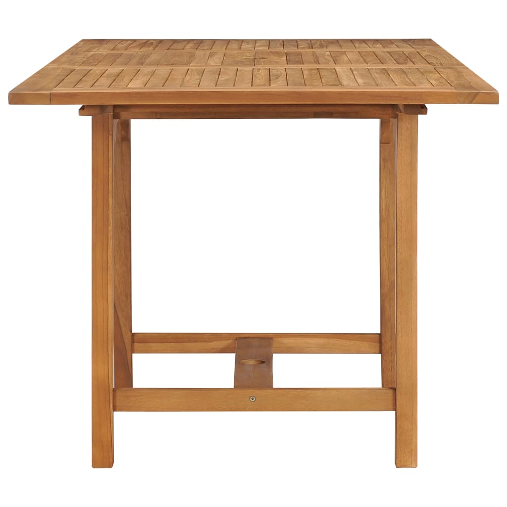 Tavolo da Giardino Estensibile (110-160)x80x75 cm Massello Teak | homemem39