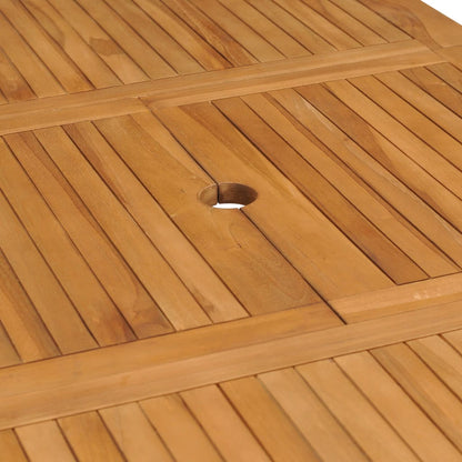 Tavolo da Giardino Estensibile (110-160)x80x75 cm Massello Teak | homemem39